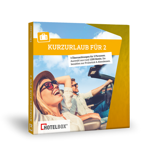 HOTELBOX Kurzurlaub für 2 - HOTELBOX