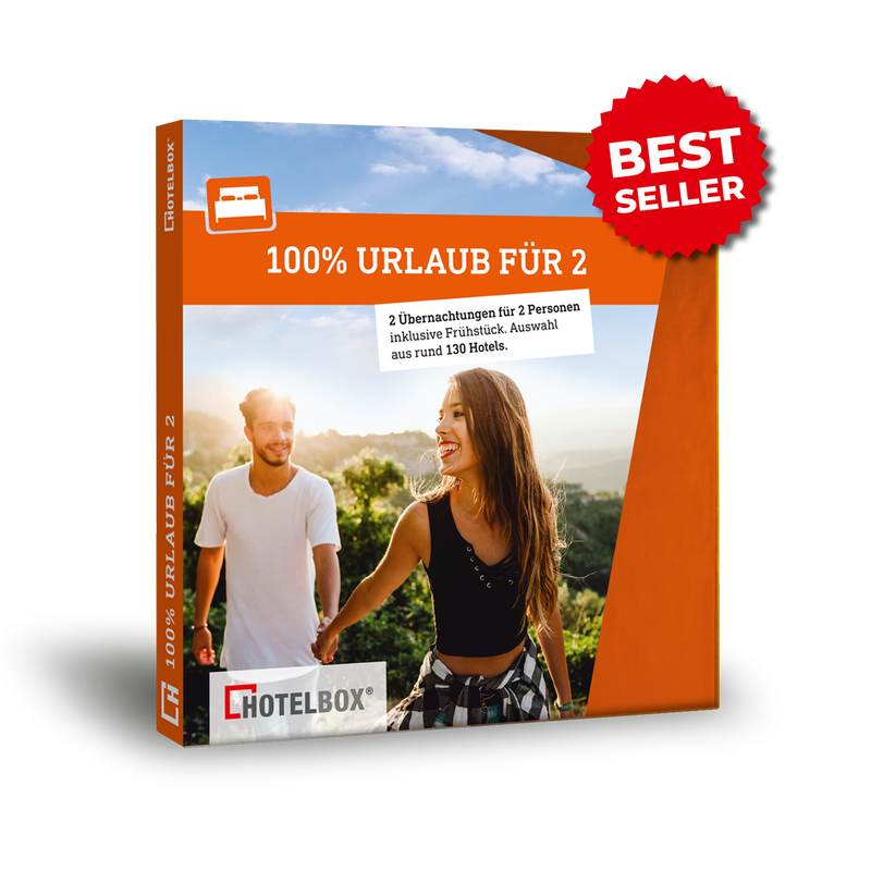 HOTELBOX 100 % Urlaub für 2 - HOTELBOX