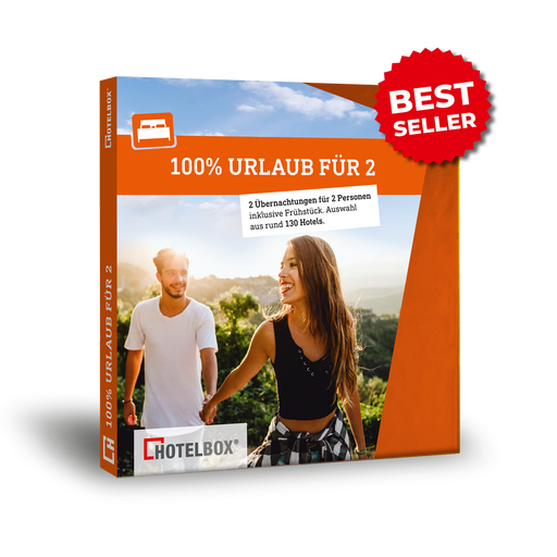 HOTELBOX 100 % Urlaub für 2 - HOTELBOX