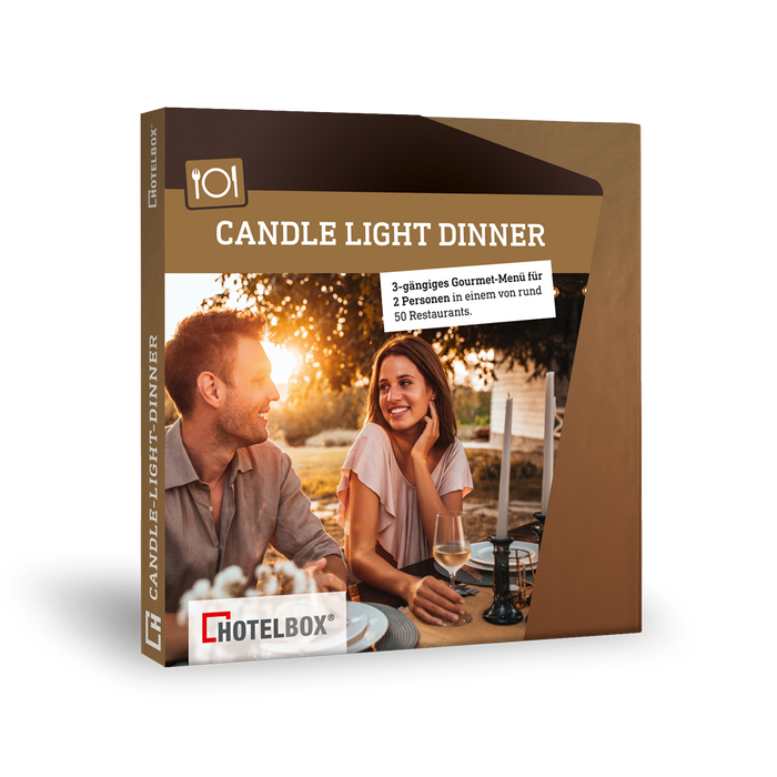 Candle Light Dinner für 2 - HOTELBOX