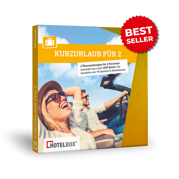 HOTELBOX Kurzurlaub für 2 - HOTELBOX