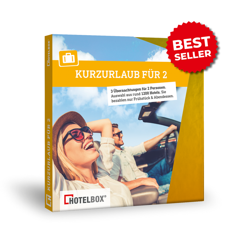 HOTELBOX Kurzurlaub für 2 - HOTELBOX