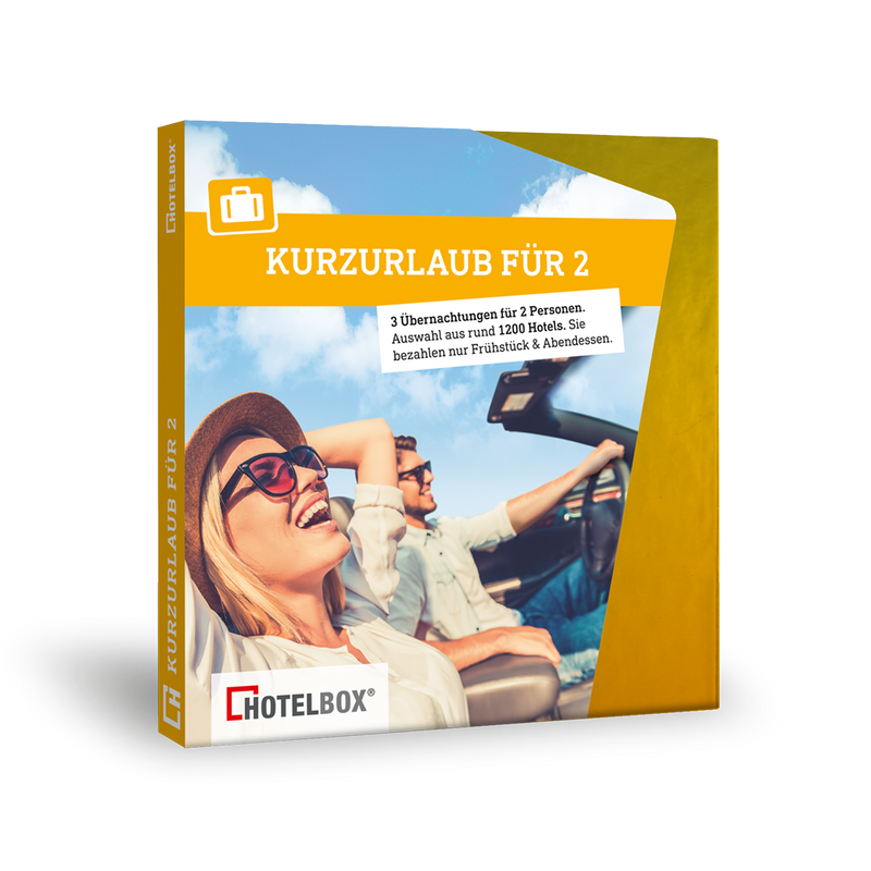HOTELBOX Kurzurlaub für 2 - HOTELBOX