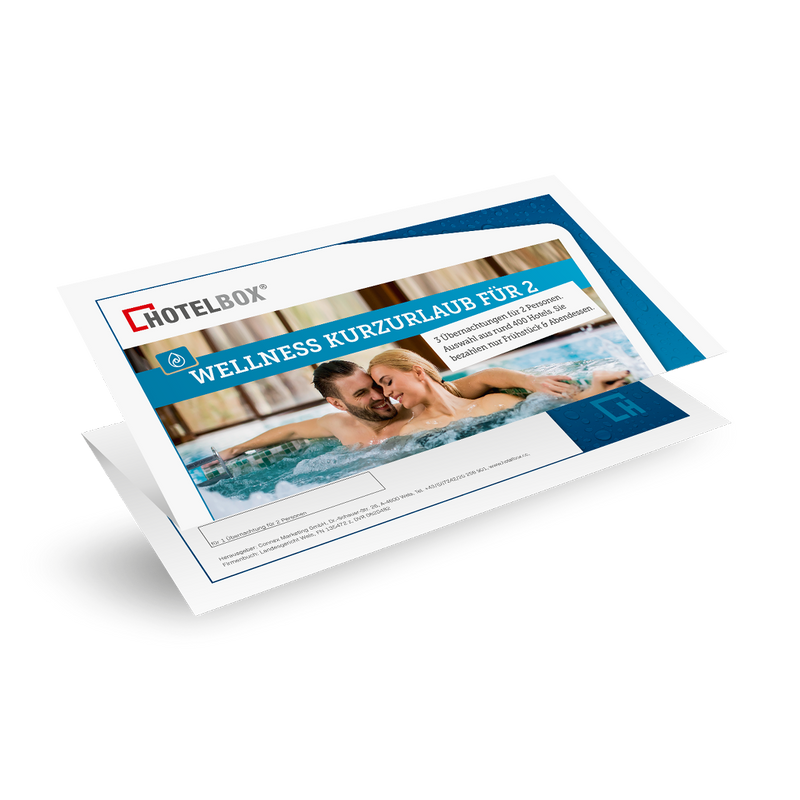 HOTELBOX Wellnesscard für 2 - HOTELBOX