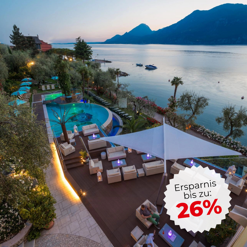 La bella vita am Gardasee im 4*s Hotel genießen