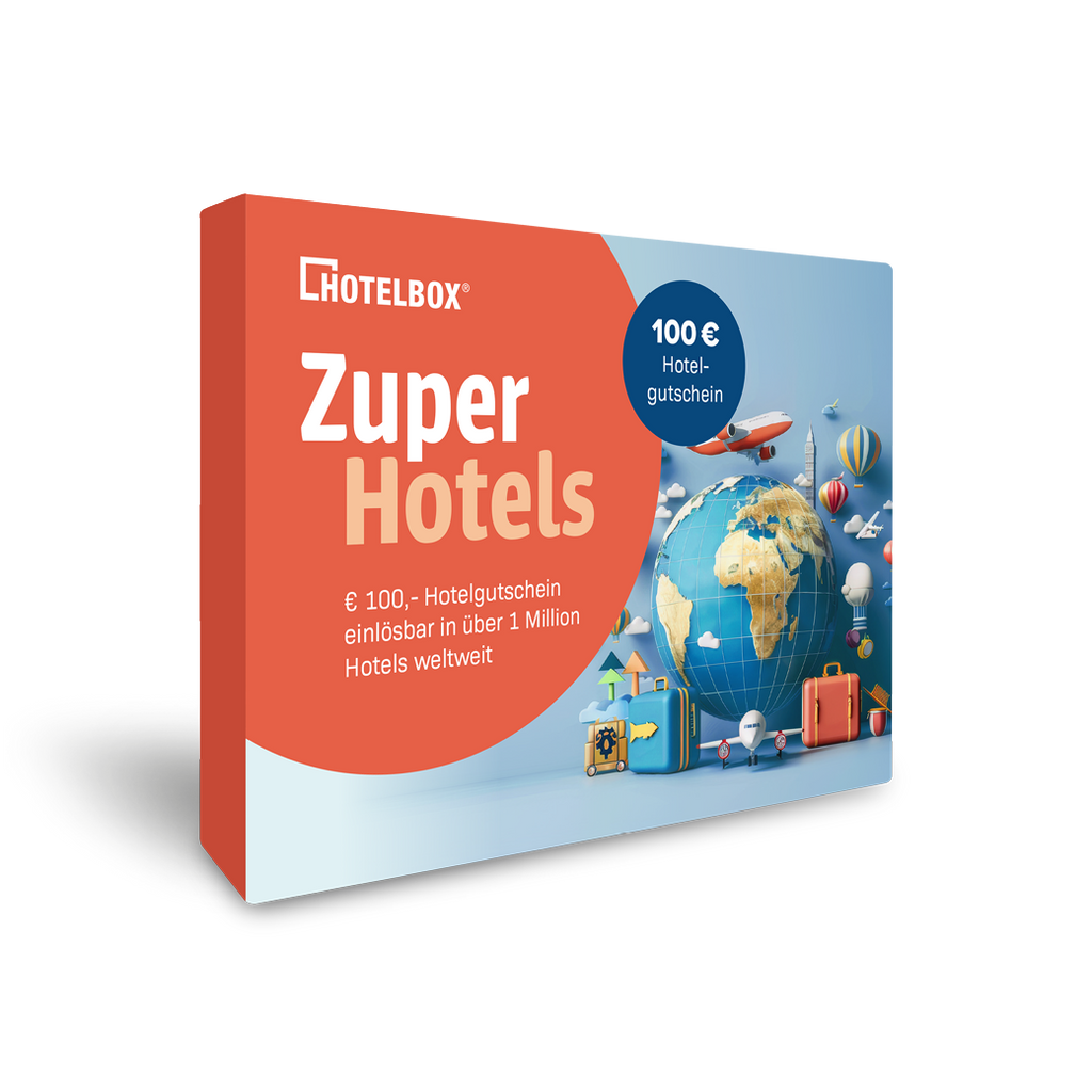 Urlaubs-, Hotel- & Reisegutscheine verschenken mit HOTELBOX