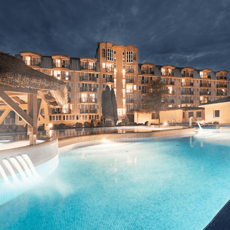 Wellnessbereich eines romantischen Hotels